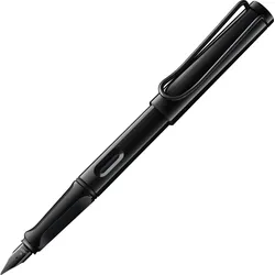 Safari Füllfederhalter EF, schwarz, inkl. 6 farbigen Ringen
