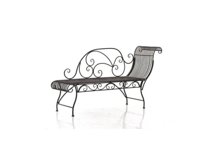 Banc de Jardin - CLP - Karma - Fer Forgé - Bronze - 3 Places