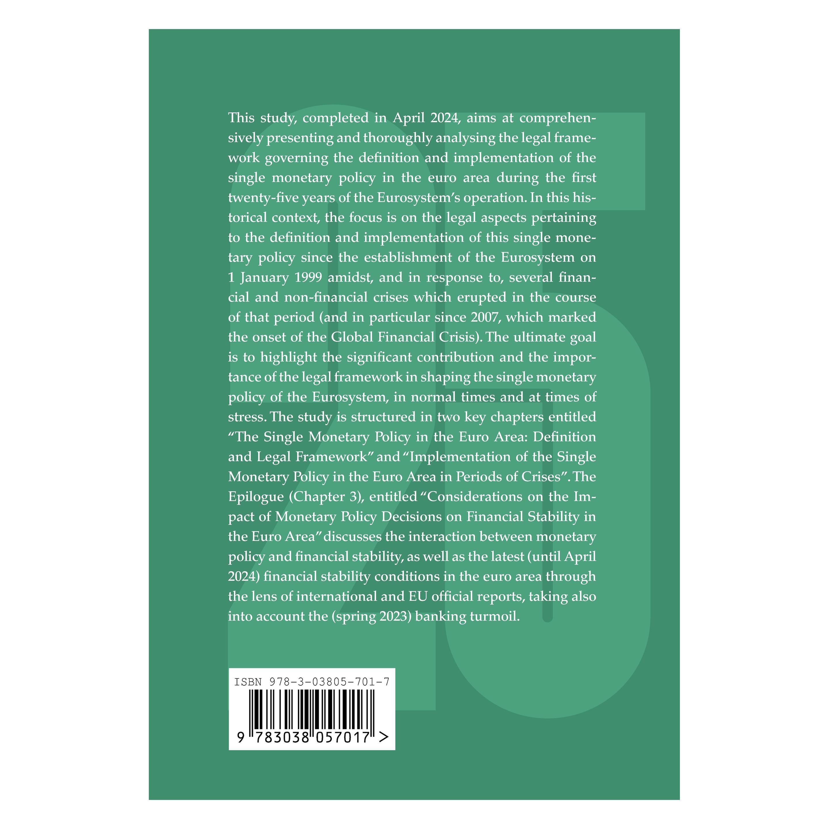 Buch & Netz The Eurosystem's Monetary Policy at 25 (1999-2023) (Englisch, Softcover, Christos V. Gortsos) (46956278)