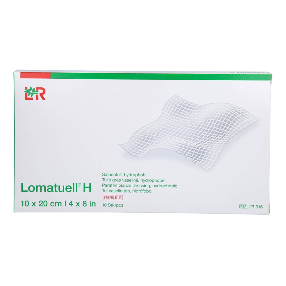 B2B Medical GmbH Lomatuell H Salbentüll 10x20 cm steril 15824095