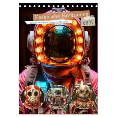 Kosmische Kreationen (Tischkalender 2027 DIN A5 hoch), CALVENDO Monatskalender