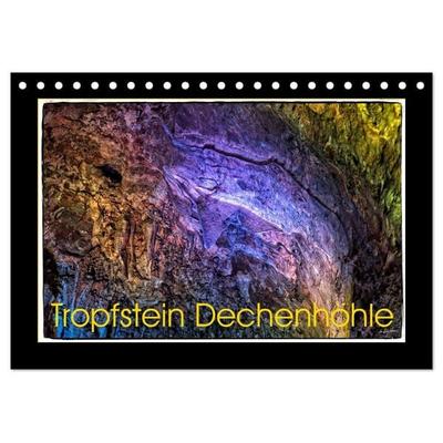 Tropfstein Dechenhöhle (Tischkalender 2027 DIN A5 quer), CALVENDO Monatskalender