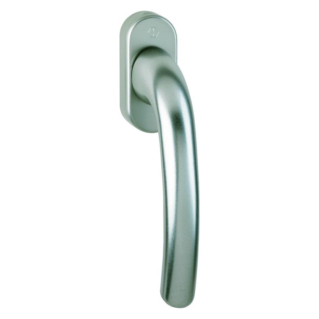 Magni Fenstergriff Tokyo von Hoppe aus Aluminium stahlfarbig (228824)