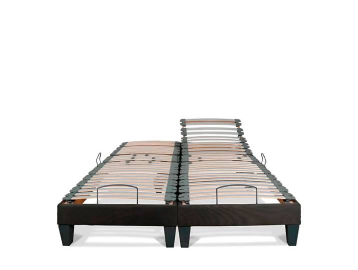 Jeu de 2 sommiers électrique lattes 2x70x200
