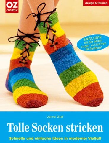 Janne Graf - Tolle Socken stricken: Schnelle und einfache Ideen in moderner Vielfalt - Preis vom 09.10.2026 07:28:09 h