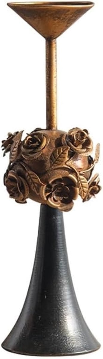 Grote romantische kaarsenhouder met stevige basis voor decoratie