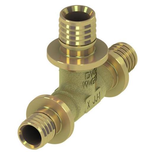 TECE Reduzier-T-Stück 25x20x25mm Messing - 710515 (T-Verbindung) (760515)