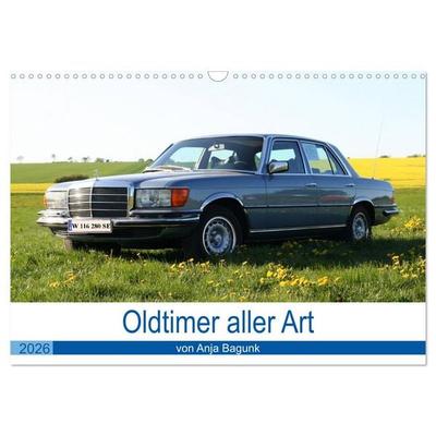 Oldtimer aller Art (Wandkalender 2026 DIN A3 quer), CALVENDO Monatskalender