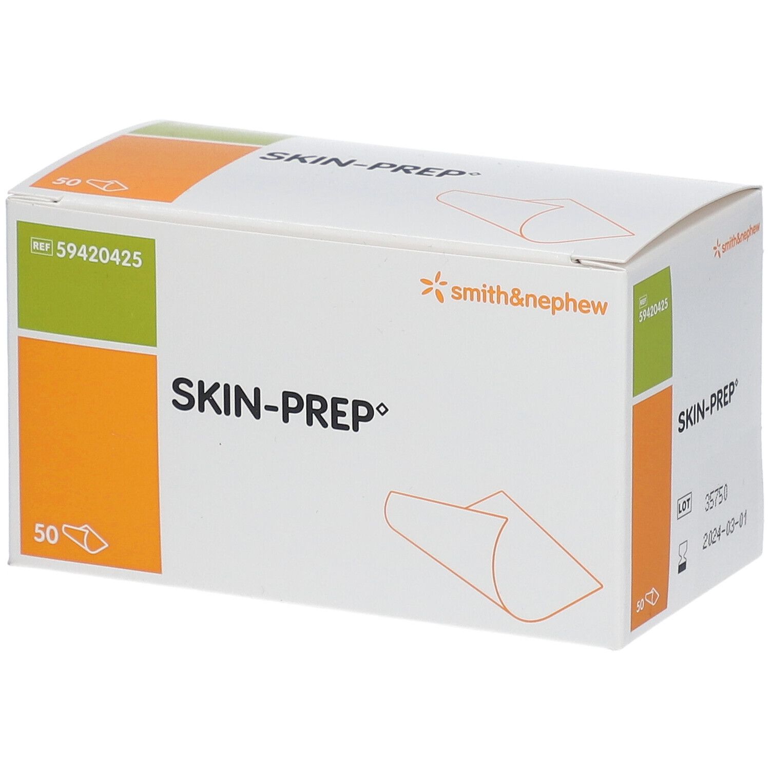 Skin Prep Tücher 50 St