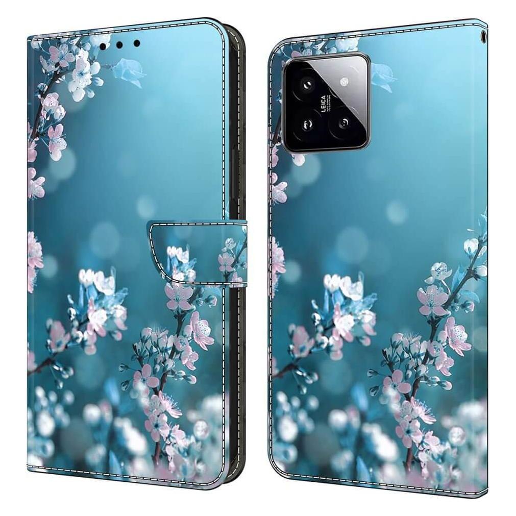 Cover-Discount Xiaomi 14 - 3D-Effekt Hülle Etui Blüten (Xiaomi 14) (660171400N)