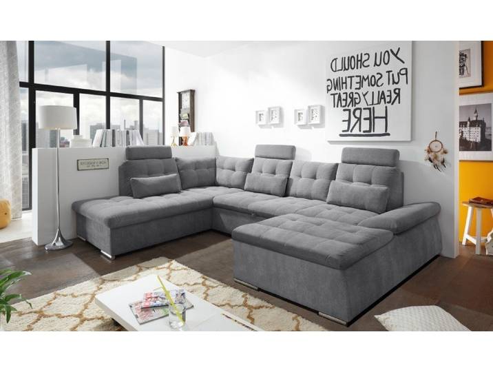 ED EXCITING DESIGN Wohnlandschaft Nalo, mit Schlaffunktion