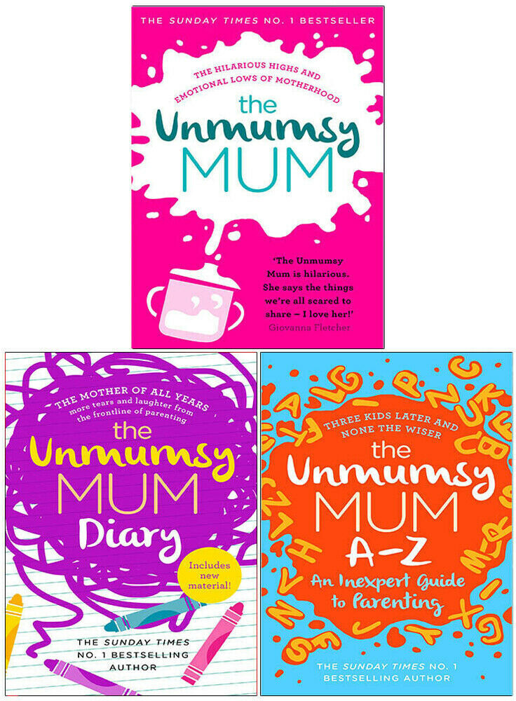 Penguin The Unmumsy Mum Series 3 Books Collection Set by Sarah Turner (The Unmumsy Mum, The Unmumsy Mum Diary, The Unmumsy Mum A-Z)