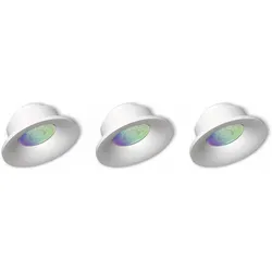 Müller Licht, Deckenleuchte, tint Einbauleuchte tint Spotlights 3er RGB, Kaltweiss (425 lm)