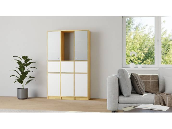 Schlichter Buffetschrank nach Maß Buche Natur geölt