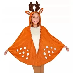 Rentier, Kapuzen-Poncho-Kostüm - Einheitsgröße
