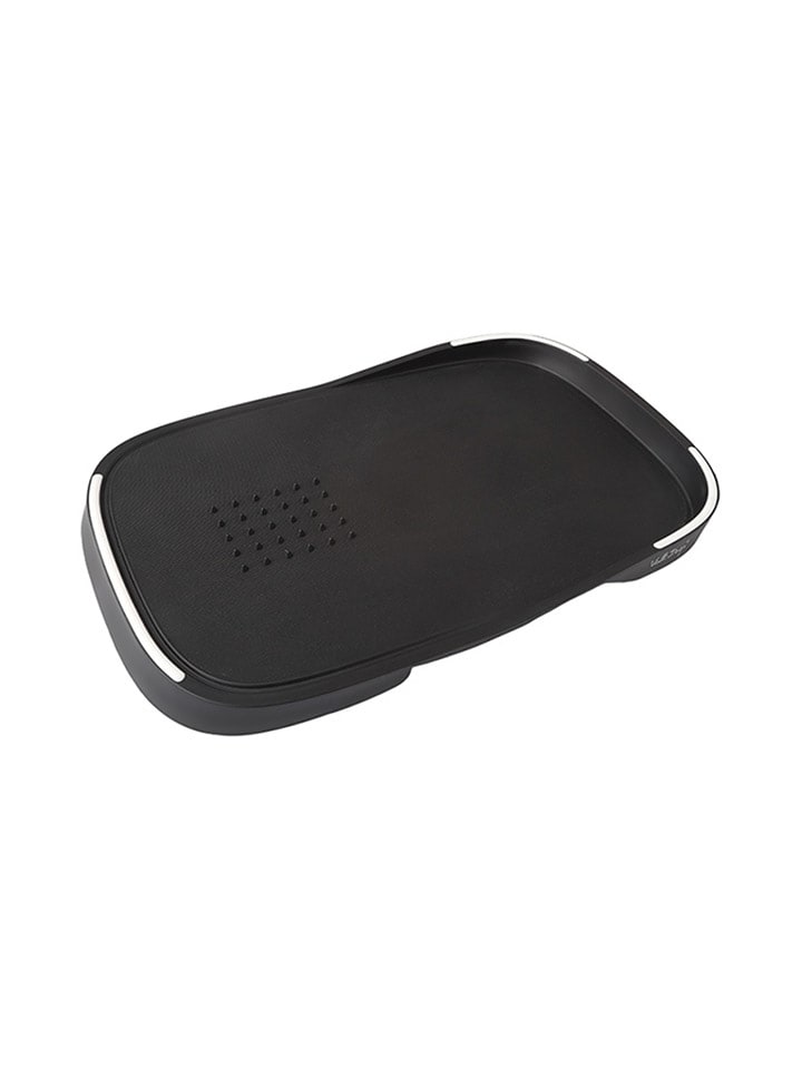 Vialli Design Doppelseitiges Schneidebrett in Schwarz - (L)39 x (B)24,5 cm - onesize