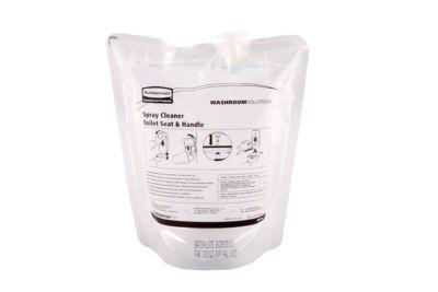 Toilettensitz- und Türgriffreiniger Rubbermaid® Liquid Toilet Seat Cleaner, Nachfüllbeutel 400 ml, Desinfektionsspray auf Alkoholbasis