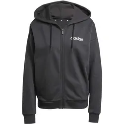 ADIDAS Damen Kapuzensweat Essentials Linear French Terry, Größe XS in Grau Grau
