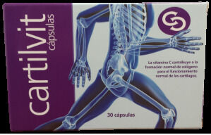 Vital 2000 Cartilvit capsules 550mg + Vit. c 30 Units