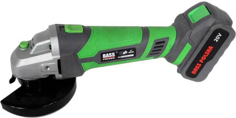 Bass Polska Accuwinkelslijper 125mm 20V zonder accu