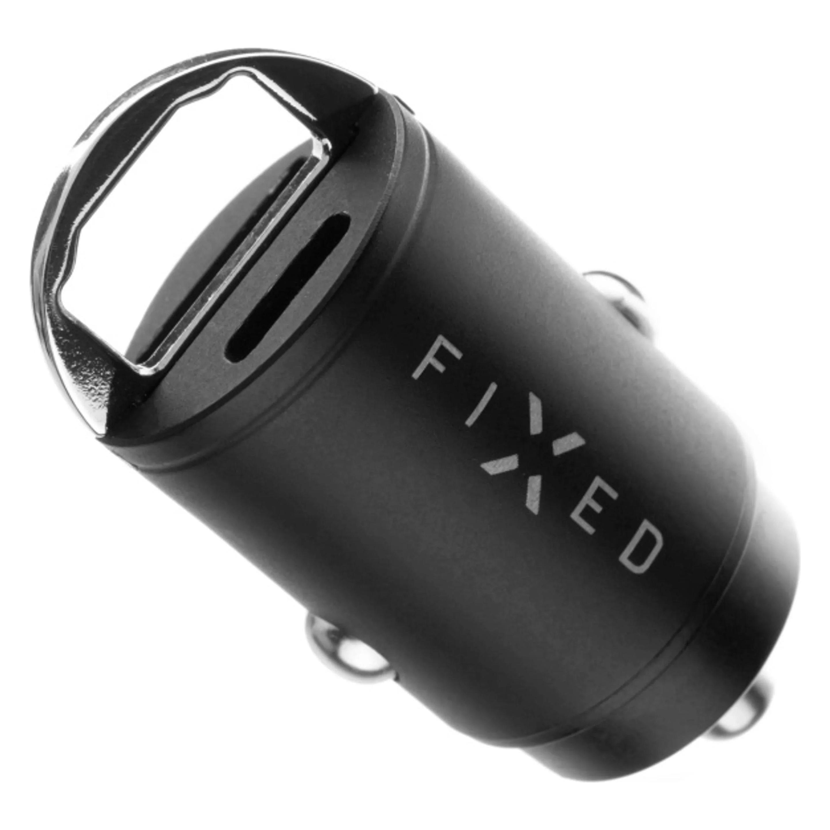Fixed USB-C/USB Car Charger 30W, Black (FIXCC30M-CU-BK)