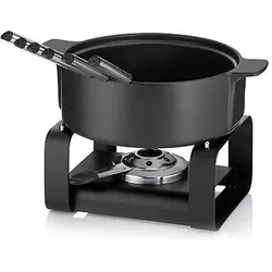 Kela Käsefondue-Set 'Roman', Fondue Set, Schwarz