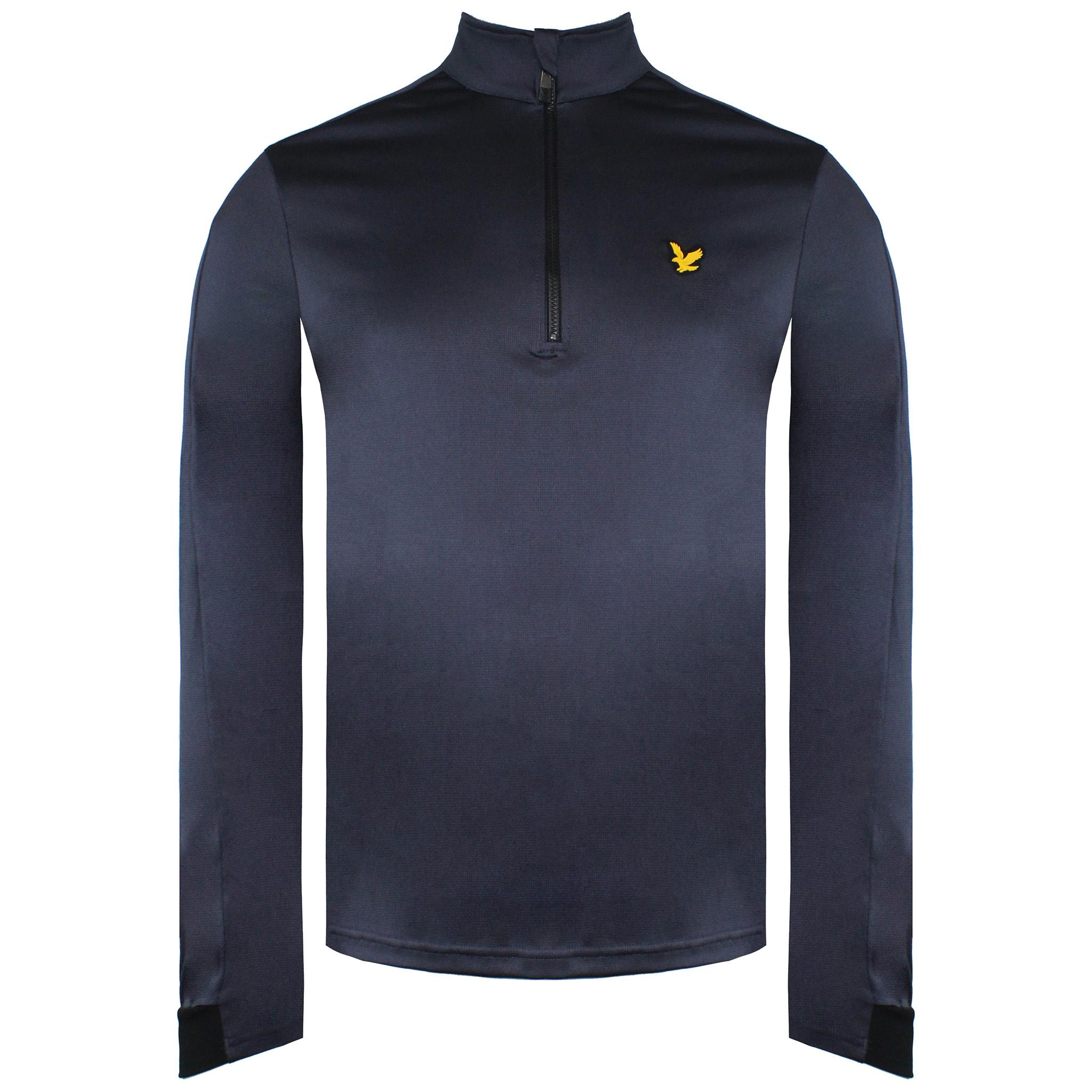 Lyle & Scott Long Sleeve 1/4 Zip Up Navy Ventech Golf Mens Midlayer ML1240G Z807