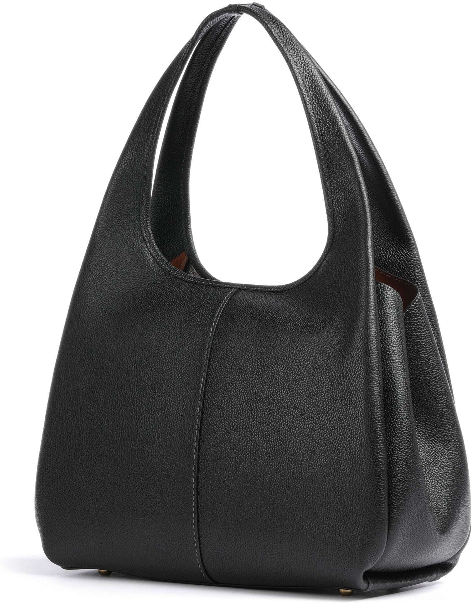 Coach Lana   Leer Hobo tas   zwart