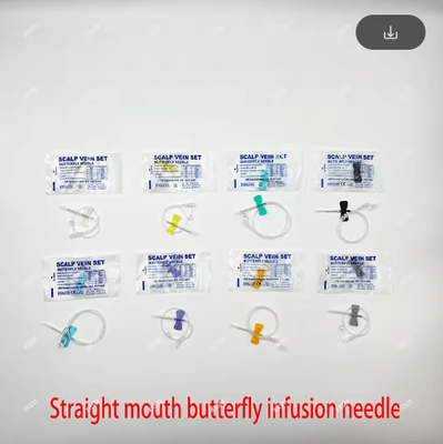 Inspire Picks Disposable Pet Butterfly Infusion Needle Veterinary IV Infusion Needle For Pet Medical Care 26g Colors 100pcs