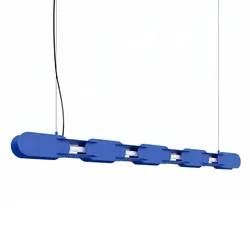 TH.1047 Pendelleuchte CHAIN 158 ultramarin LED 4000K
