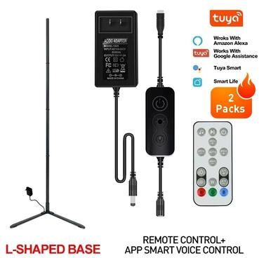 Uplift Picks AuraGlow 180CM Smart RGB Corner Floor Lamp black (remote 2 Pcs) 180cm (70 Inch) eu