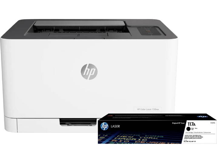 HP Color Laser MFP 150nw + 1 extra zwarte toner