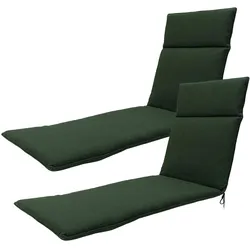 Natura Punto, Sitzkissen, Liegen-Auflage by Madison recycled, 2er Set (190 x 60 cm)