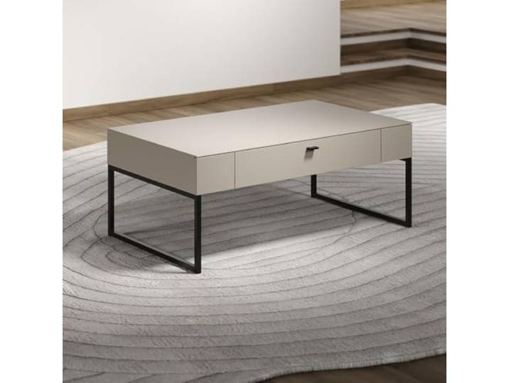 Matelpro - Table Basse Moderne rectangulaire Cachemire/chêne Paulo