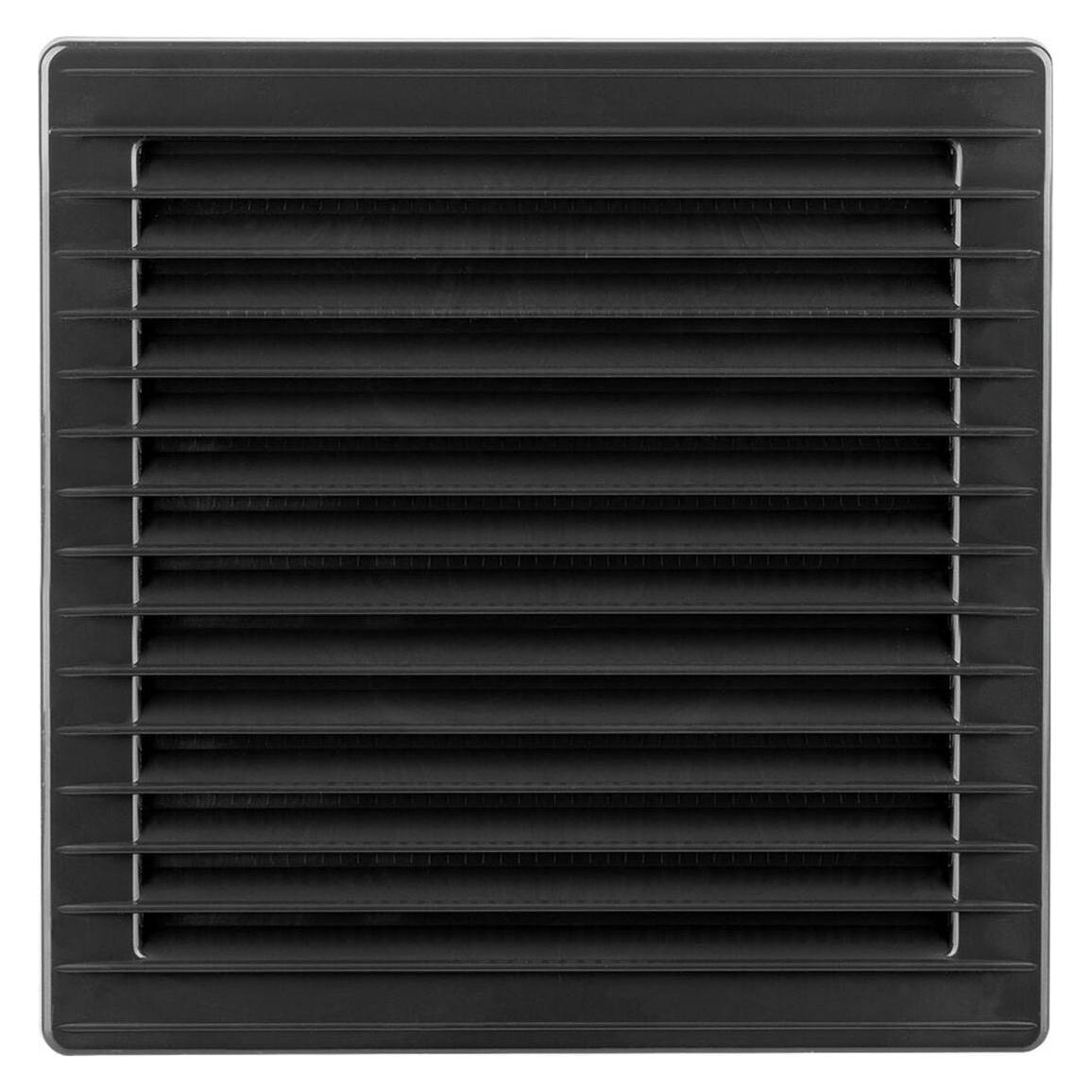 EDM Lüftungsgitter 87730 Anthrazit 17 x 17 cm Moskitonetz (49377493)