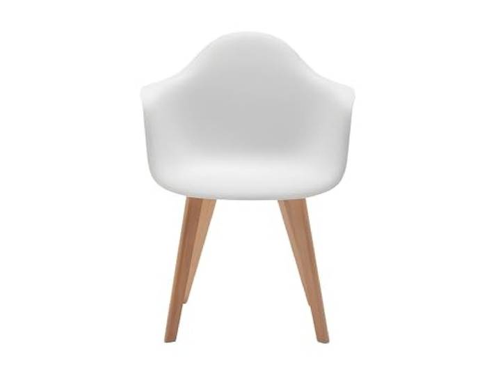 Vente-unique - Stuhl 2er-Set Vixi - Plastik Weiß