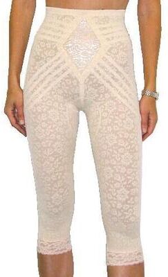 Plus Size Women's Leg Shaper Leggings Extra Firm Shaping 6270 by Rago in Beige (Size S)