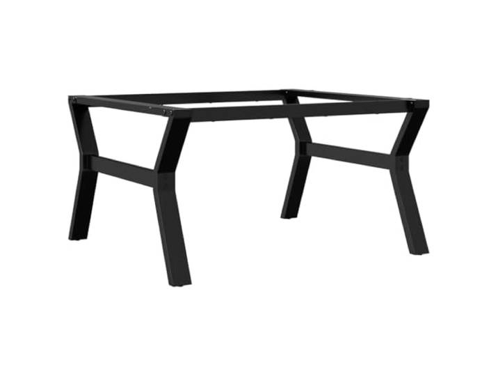 HGPOTUY Couchtisch-Gestell Y-Form 80x70x43 cm Stahl Pulverbeschichteter Stahl, vorgebohrte Montageplatte, Industrial Style, einfache Befestigung, DIY