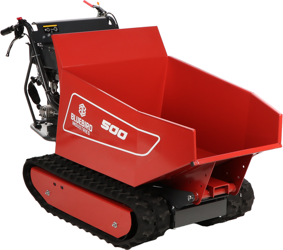 Blue Bird Carrier 500 DH - Brouette à moteur à chenilles - Benne dumper - Capacité 500 kg