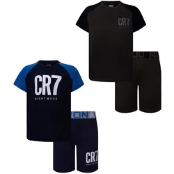 CR7 Cristiano Ronaldo Jungen Pyjama Basic Short 2er Pack