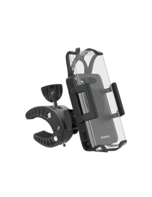 Hama 00201514 Fahrrad-Handyhalterung Strong, 360 Grad drehbar, univers. für Smartphones