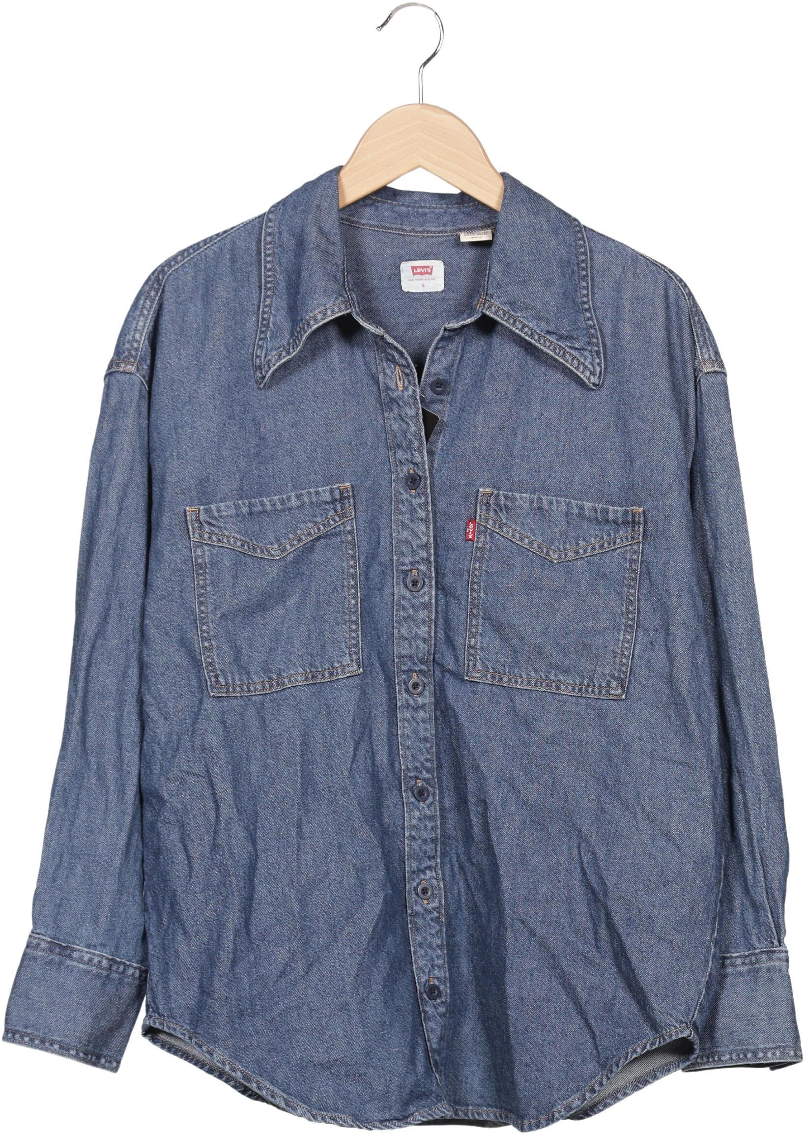 Levis Damen Jacke, Blau, Gr. S, Baumwolle / Hanf - Second Hand
