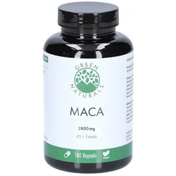 GREEN NATURALS Maca 2800mg hochdos.40:1 vegan Kps.