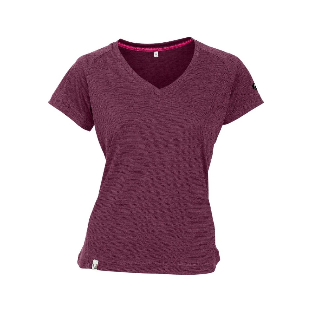 MAUL Sport Ridnaun Fresh - 1/2 T-shirt m. Print purple (80) 56 5344400793-80-56