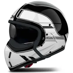 Airoh, Motorradhelm, J 110 Raster Weiss Glanz M (M, 57 - 58 cm)