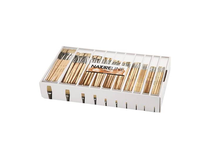 Malpinsel CREATIV COMPANY Borstenpinsel 120 S , braun, Holz, Pinsel, Malpinsel