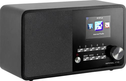 Imperial i110 Internet Tischradio Internet USB, Internetradio Schwarz
