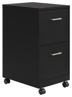 "Space Solutions 18"" Deep 2 Drawer Mobile Letter Width Vertical File Cabinet"
