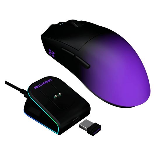 Hator Hellyberry (Powered by ) HM47-BP PRO 26000 dpi Spelu kabellose Computermaus (8721325992383) (Kabellos) (70405751)