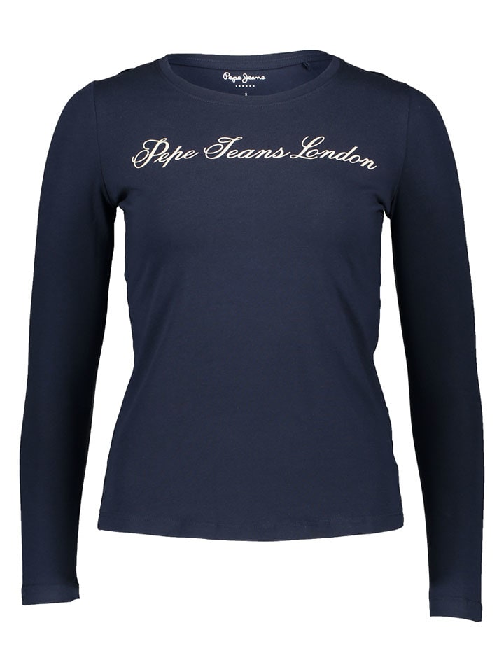 Pepe Jeans Longsleeve in Dunkelblau - S